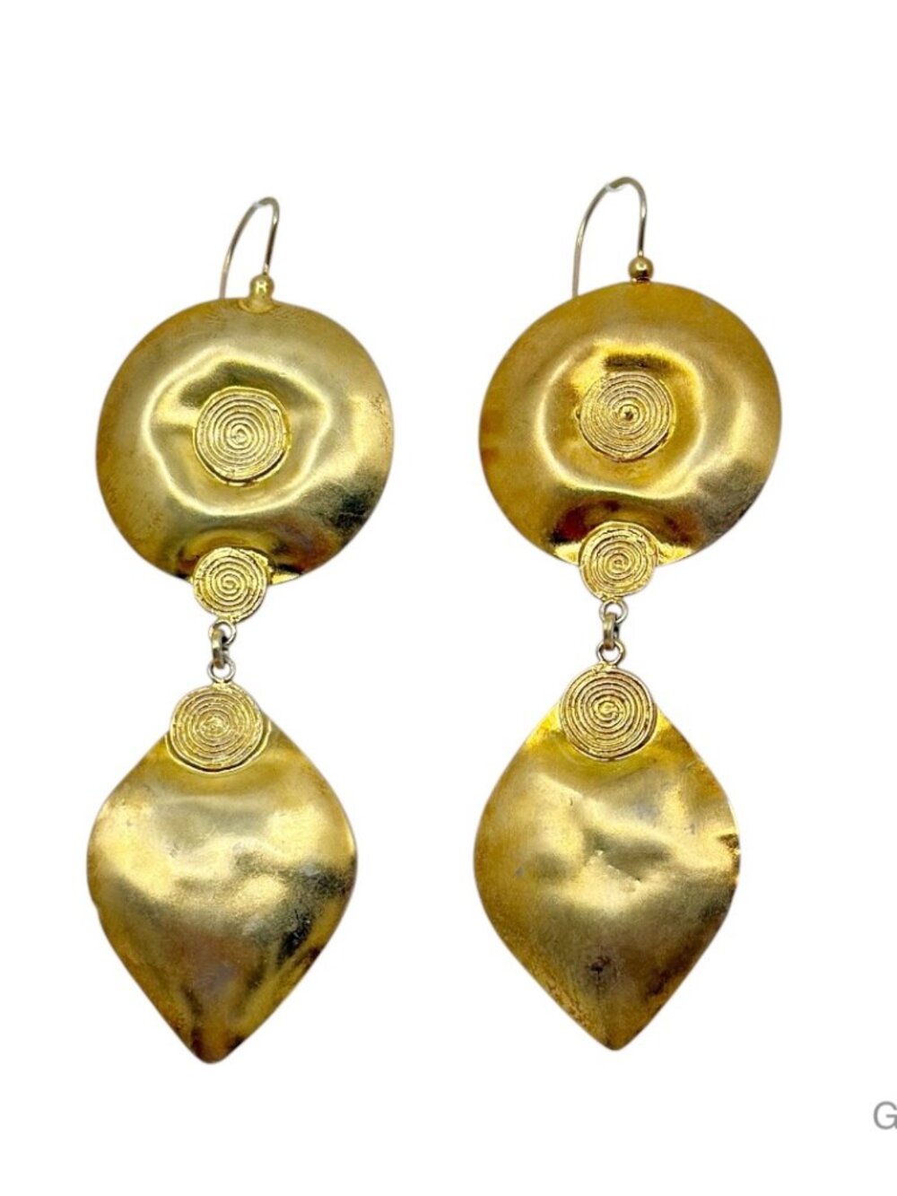Marcello Fontana gold vermeil sterling silver earrings - GM321
